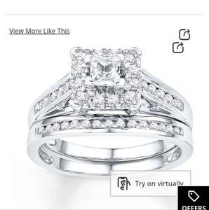 Dimond Wedding Ring Set